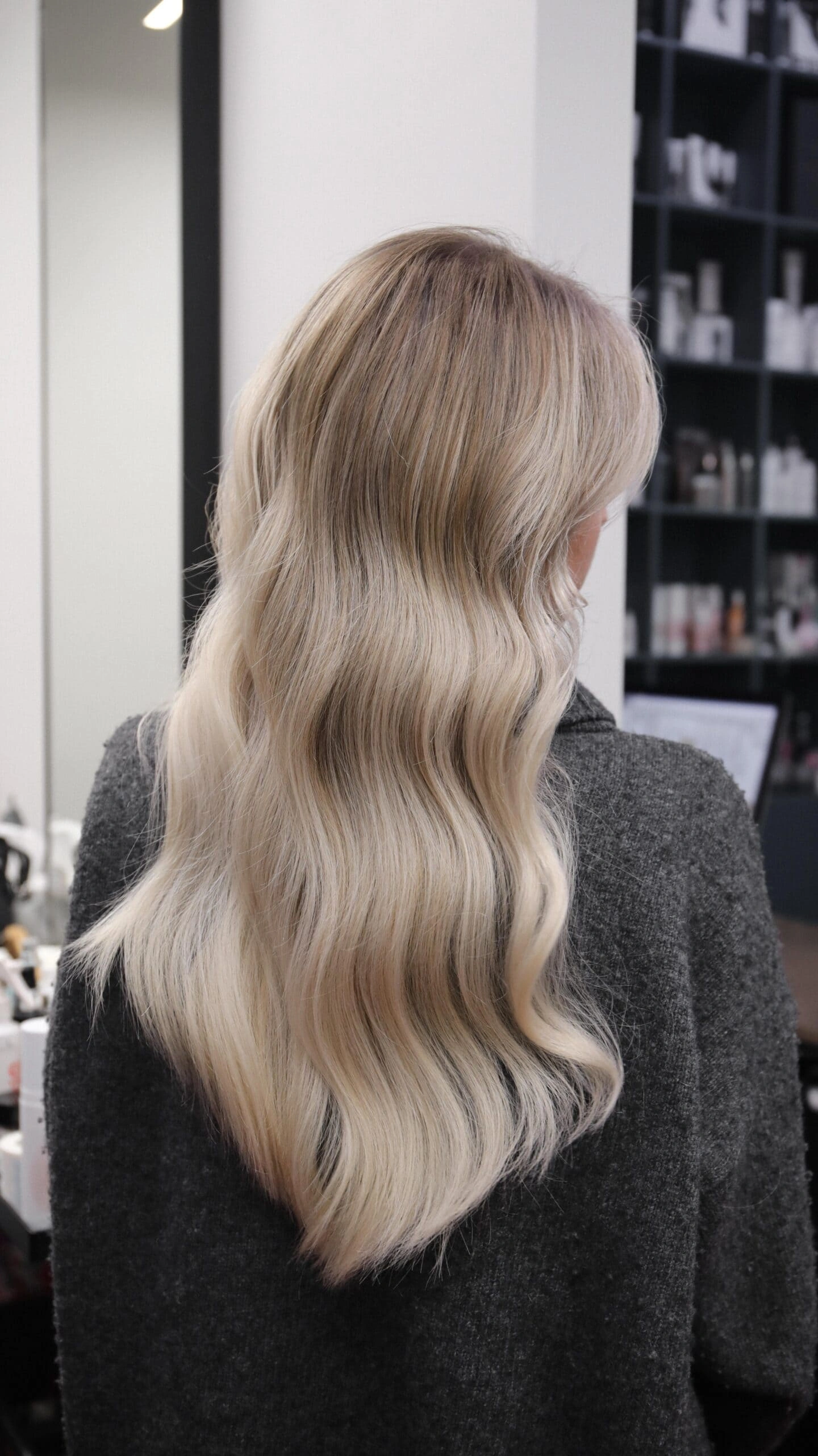 Beautiful Hair colouring with a healthy-looking shine.